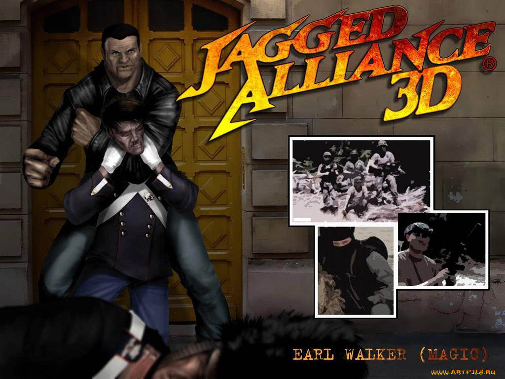 , , jagged, alliance, 3d